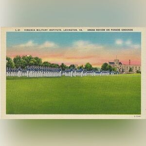 Vintage postcard from Virginia Military Institute VMI